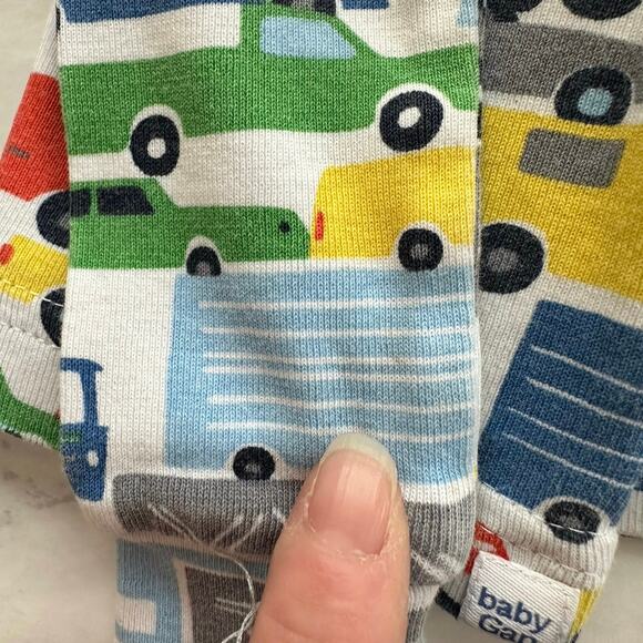 Baby gap fire trucks cars pajamas long sleeve pants set sz 18-24 2 boys - Picture 8 of 8